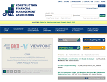 Tablet Screenshot of cfma.org