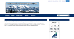 Desktop Screenshot of colorado.cfma.org